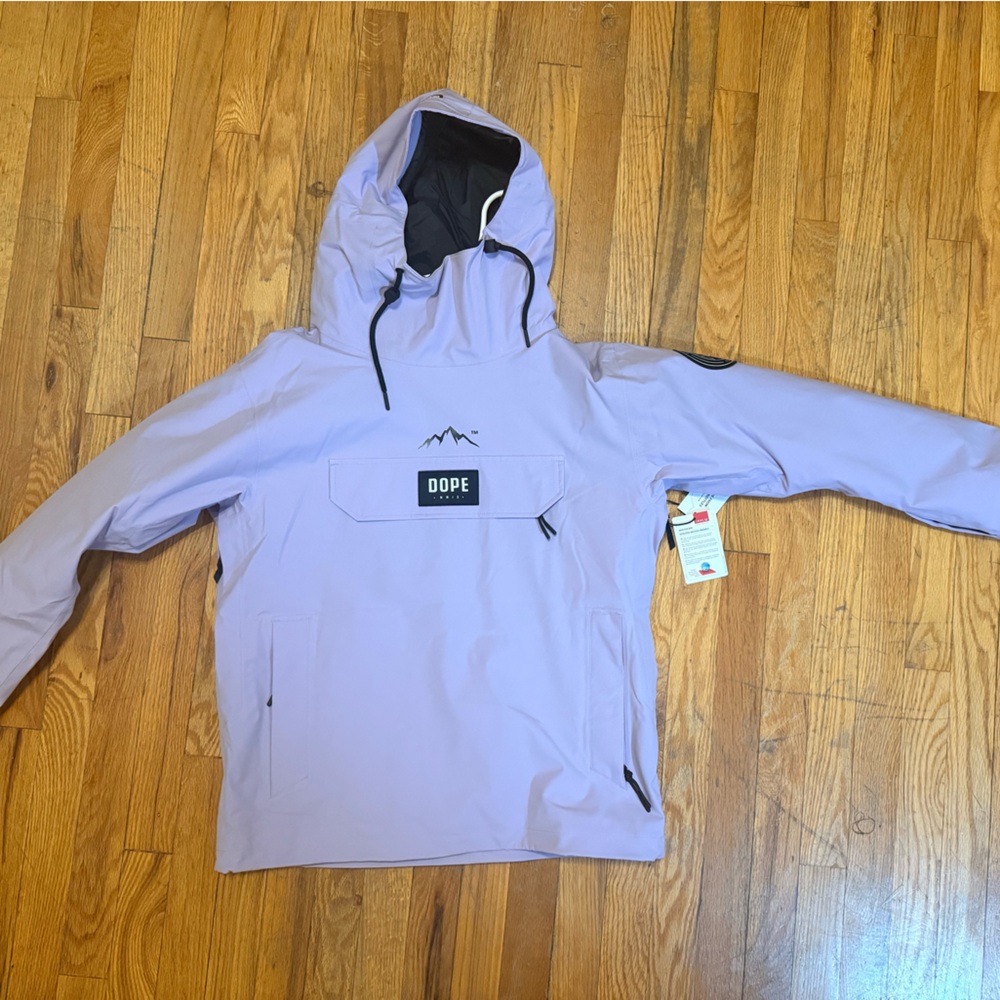 DOPE Lavender and Black Hoodie